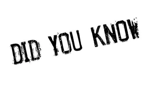 Did You Know rubber stamp Stock Illustration