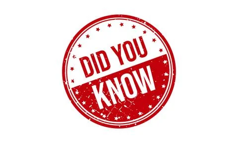Did You Know Rubber Stamp. Did You Know Grunge Stamp Seal Vector Illustration Stock Illustration
