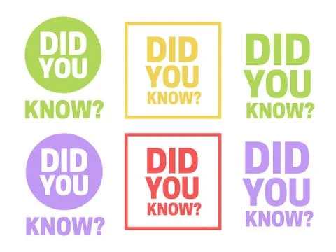 Did you know tag background. Did You Know question Stock Illustration