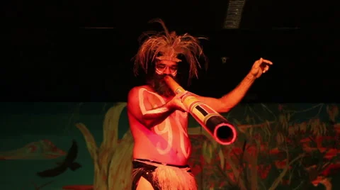 Didgeridoo by Indigenous Australian Stock Footage 49241137
