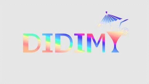 Didim. Animate motion text. 4K, Alpha channel. Stock Footage 154976970