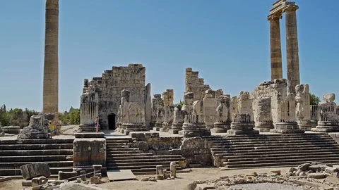 Didyma, Temple of Apollo Time-Lapse Video Stock Footage 122704734