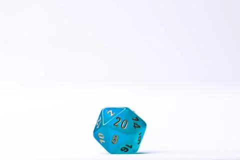 Die with 20 sides Stock Photos