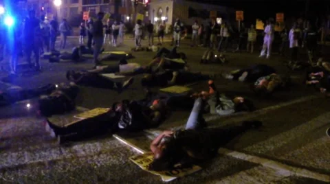 Die In by Black Lives Matter Vídeos de archivo 53413688