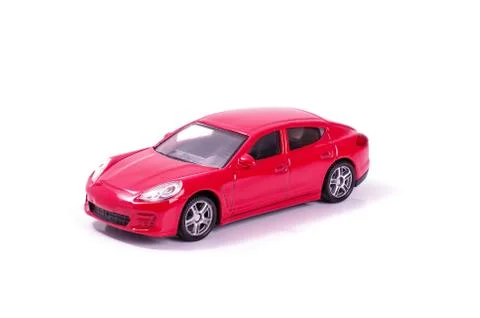 Die cast model car isolated on the white background Stock Photos