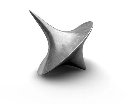 Die cast spinning top Stock Illustration