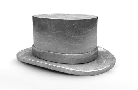Die-cast top hat Stock Illustration