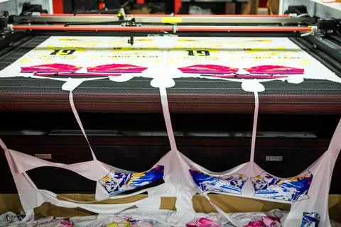 Die cut Laser Cutting Machine Stock Photos