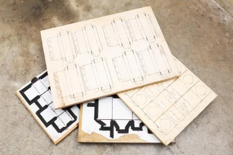 Die cutting mold Stock Photos