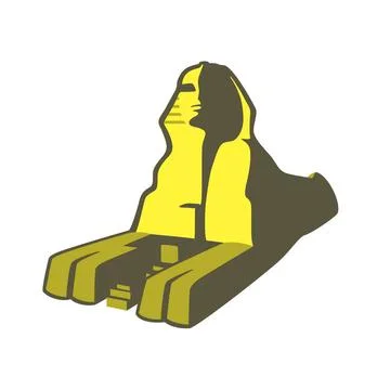 Die Große Sphinx von Gizeh. berühmtes Wahrzeichen der Welt, berühmter Auss Stock Photos
