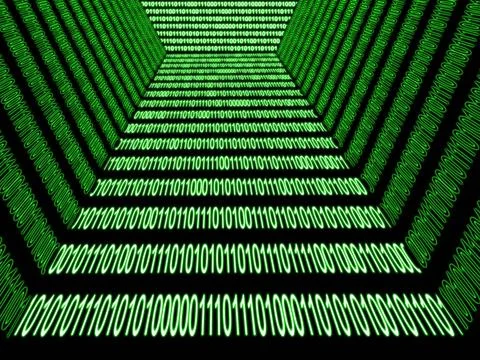 Die Matrix Die Matrix als Binärer Code The Matrix binary code Copyright: x.. Stock Photos