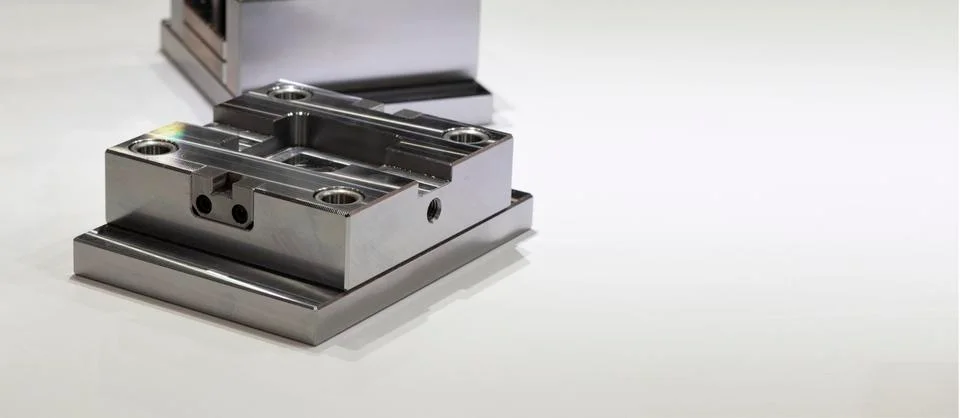 Die or tooling as set of assembly metal parts use for mass production process Stock Photos