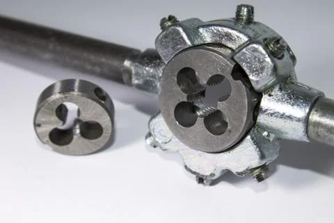 Die for thread cutting Foto stock