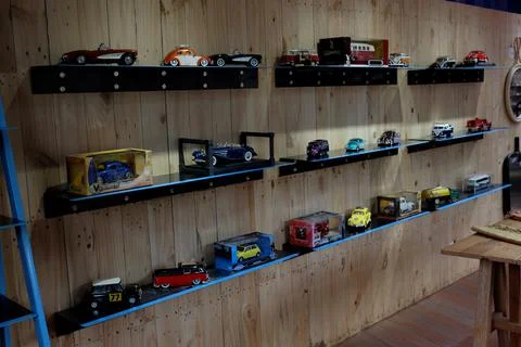 DIECAST DISPLAY Foto stock