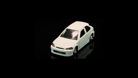 Diecast model of Honda Civic Hatchback Stock Footage 260872371