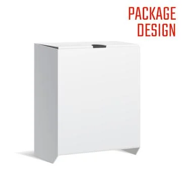 Diecut Craft Box  Stock Illustration