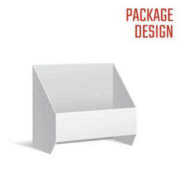 Diecut Craft Box  Stock Illustration