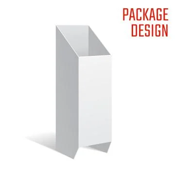 Diecut Craft Box  Stock Illustration