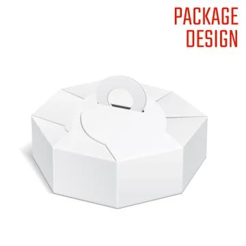 Diecut Craft Box  Stock Illustration