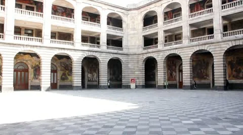 Diego Rivera wall paintings Video stock 10609482