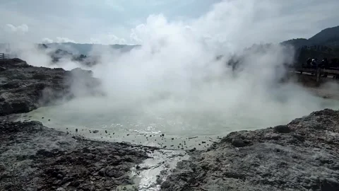 Dieng Plateau Stock Footage 309871167