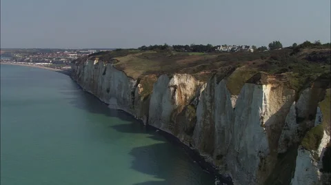 Dieppe aerial Stock Footage 65256726