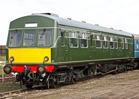 Diesel Engine Multiple Unit. Stock Photos