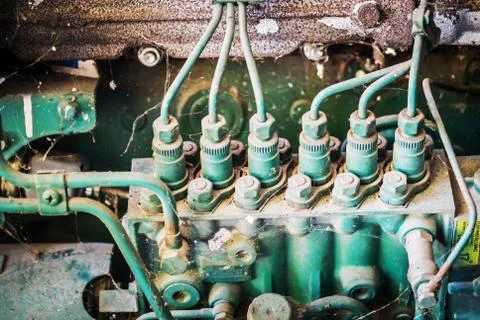 Diesel engine Stock Photos