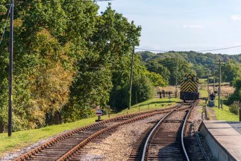 Diesel Engine Train Stock Photos