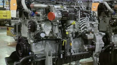 Diesel engines 4.mp4 Stock Footage 8924064