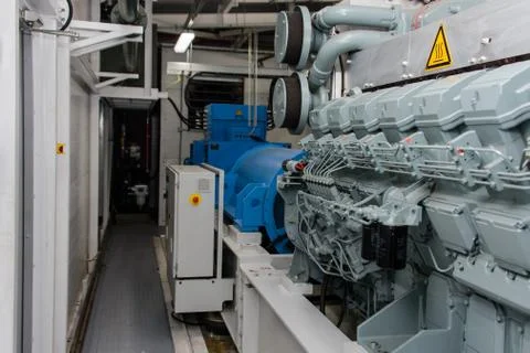 Diesel generator Stock Photos
