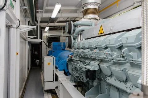 Diesel generator Stock Photos