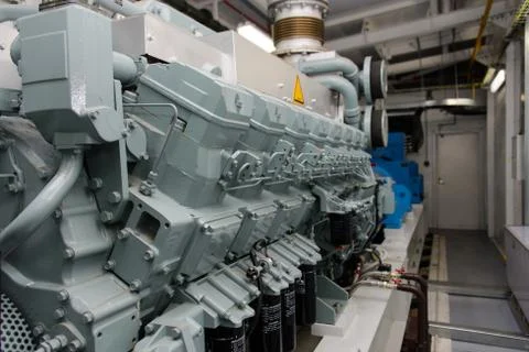 Diesel generator Stock Photos