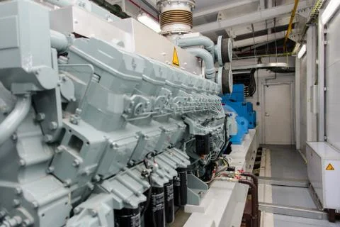Diesel generator Stock Photos