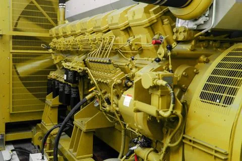 Diesel generator Stock Photos