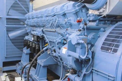 Diesel generator Stock Photos