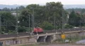 Diesel Locomotive Encounter Meet ICE Train Passing DB Intercity Express Crossing HD Footage