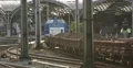Diesel Locomotive Pulling Freight Cargo Train Passing Industrial Wagon Transport 4k or 4k+ Resolution
