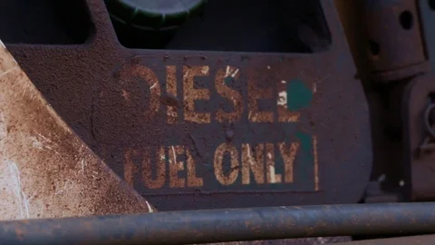 Diesel Only Sign Stock Footage 89776494