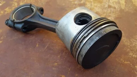 Diesel piston, the main driving component on the engine 写真素材