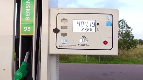 Diesel prices Stock Footage 285978683