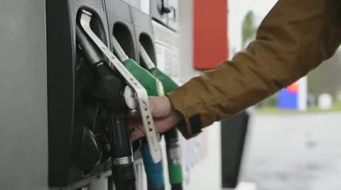 Diesel pump Stock Footage 18090497