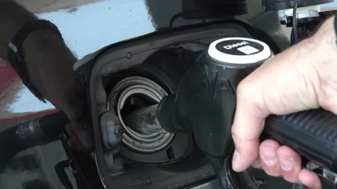 Diesel refuel concept 2 Video stock 197490312