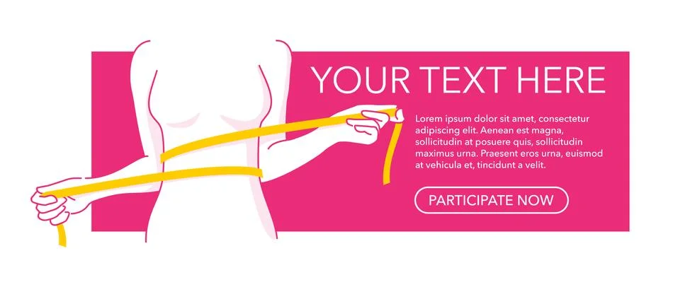 Diet banner Stock Illustration