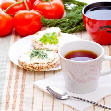 Diet breakfast Foto stock