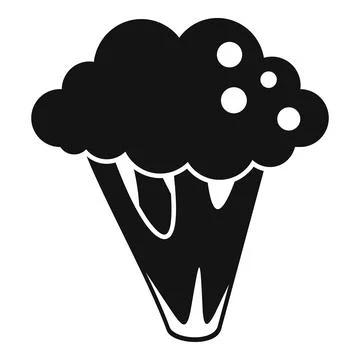 Diet brocoli icon simple vector. Cabbage broccoli Stock Illustration