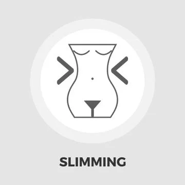 Diet concept flat icon Stock Illustration