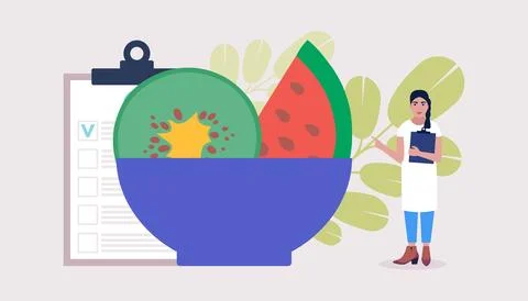 Diet concept Stock Illustration