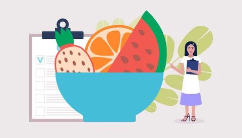 Diet concept Stock Illustration