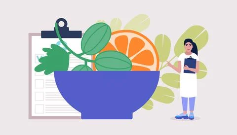 Diet concept Stock Illustration